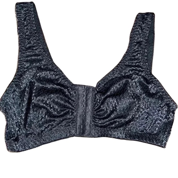 Carole Martin Front Snap Black Bra - Picture 1 of 5